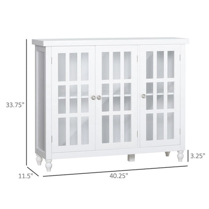 69 Tall Storage Cabinet with Movable Storage Shelves, Modern Style Pantry Cupboard Cabinet with Soft Close Doors, Coffee