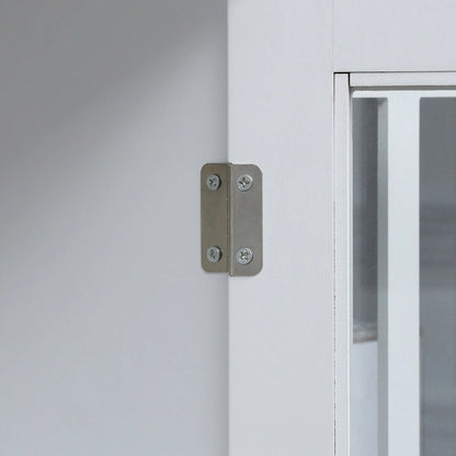 69 Tall Storage Cabinet with Movable Storage Shelves, Modern Style Pantry Cupboard Cabinet with Soft Close Doors, Coffee