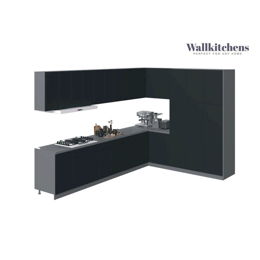 Kitchen Timeless Collection Black Color Base Size 12Ft Wide - 144x102