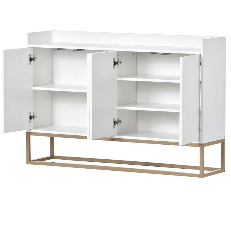 Modern Sideboard Buffet Cabinet with Large Storage Space - N/A