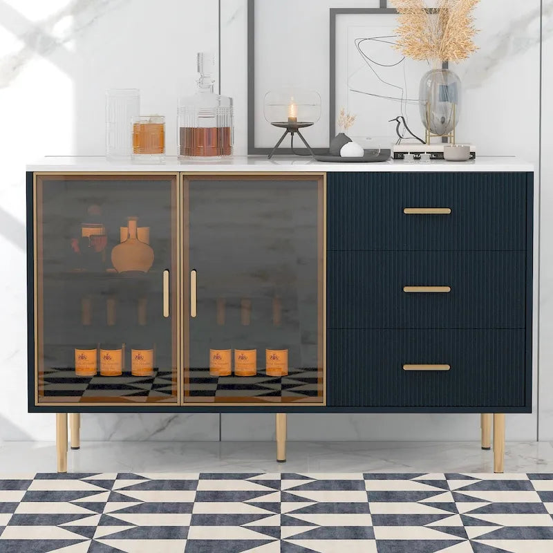 Modern Sideboard MDF Buffet Cabinet
