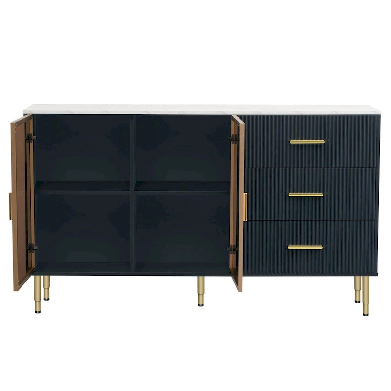 Modern Sideboard MDF Buffet Cabinet