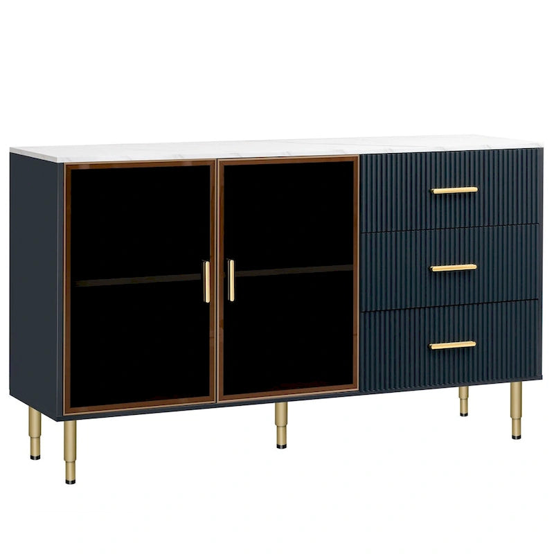 Modern Sideboard MDF Buffet Cabinet