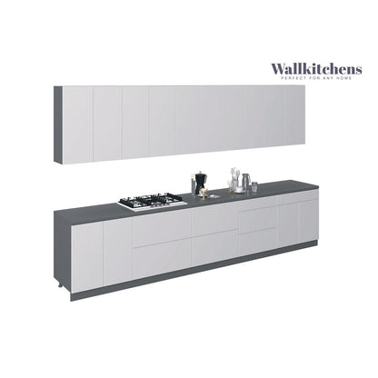 Kitchen Signature Collection White Gloss Color Base Size 13Ft Wide - 153x24