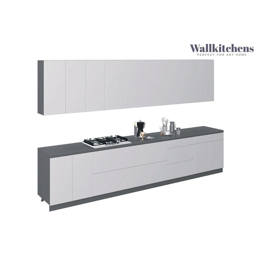 Kitchen Signature Collection White Gloss Color Base Size 13Ft Wide - 153x24