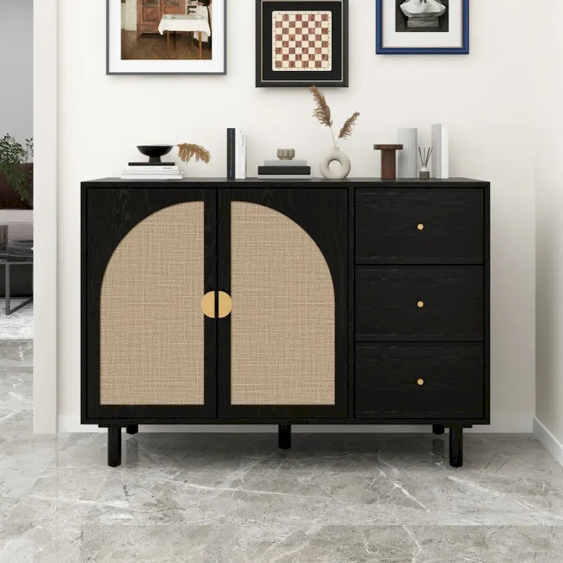 2 Door 3 Drawer Cabinet, Suitable for Bedroom, Living Room
