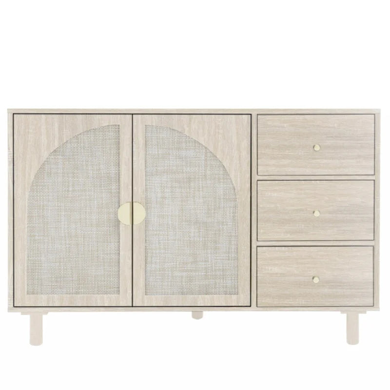 2 Door 3 Drawer Cabinet, Suitable for Bedroom, Living Room