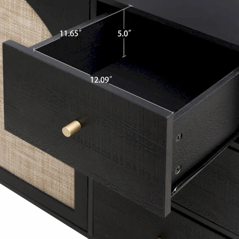 2 Door 3 Drawer Cabinet, Suitable for Bedroom, Living Room