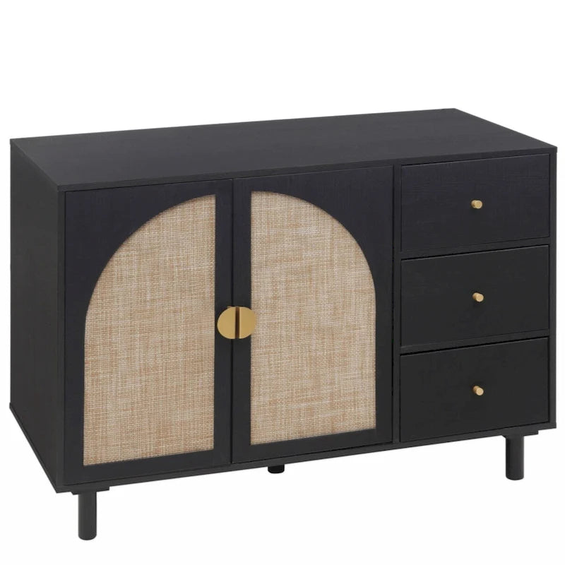 2 Door 3 Drawer Cabinet, Suitable for Bedroom, Living Room