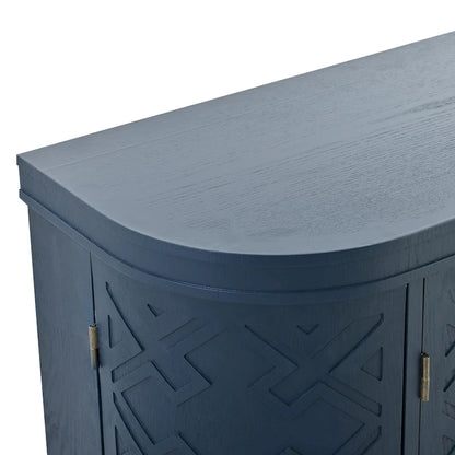 33.50 in. H Storage Cabinet with Antique Pattern Doors