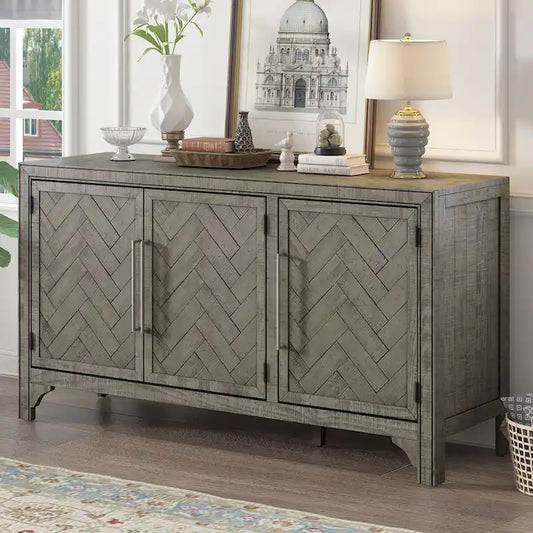 Storage Cabinet Sideboard with Adjustable Shelves