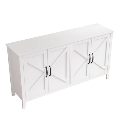 Storage Sideboard Cabinet with 4 Doors and 4 Shelgves
