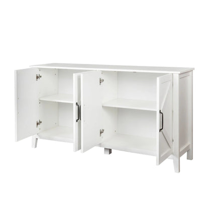 Storage Sideboard Cabinet with 4 Doors and 4 Shelgves