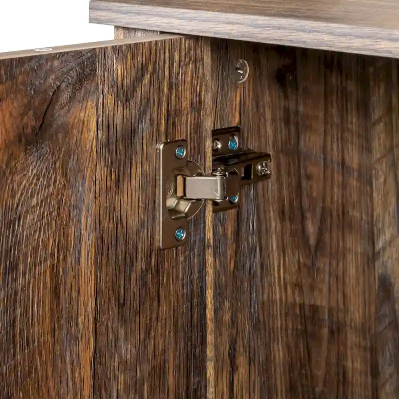 Storage Sideboard Cabinet with 4 Doors and 4 Shelgves