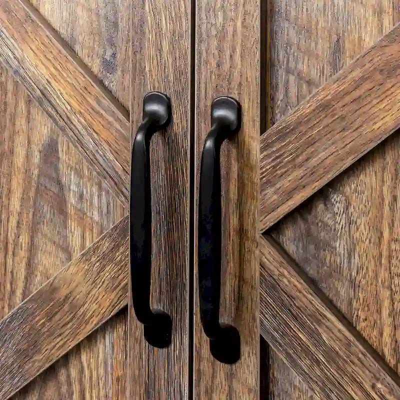 Storage Sideboard Cabinet with 4 Doors and 4 Shelgves