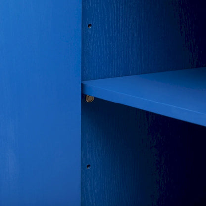 Distinctive Features of a Four-Door Cabinet Sideboard with Ash Veneer suitable for Hallway, Entryway, Living Room