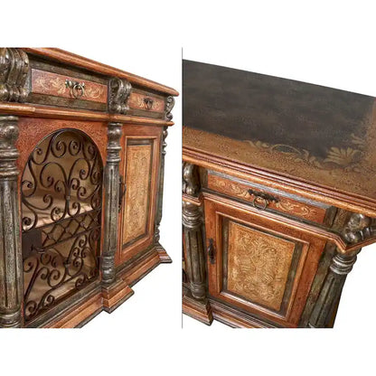 Peruvian Iron Scroll Buffet