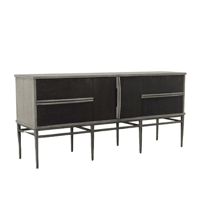 Metal Hewitt 4-drawer Server Sideboard 74 in - image 1
