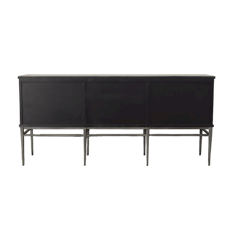 Metal Hewitt 4-drawer Server Sideboard 74 in - image 4