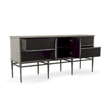Metal Hewitt 4-drawer Server Sideboard 74 in - image 5