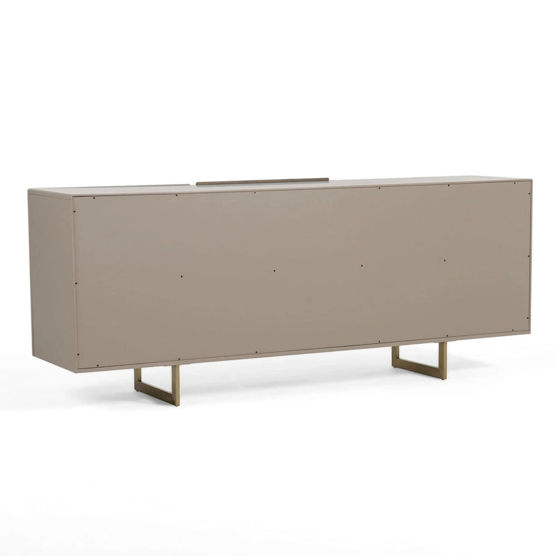 Wood Modrest Wynetta Modern Grey Ash Buffet Cabinet - image 6
