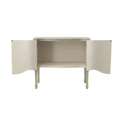 Willow 36 2-Door Server, Distressed Cream