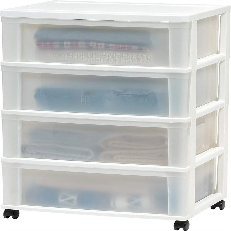 4 Drawer Wide Storage Drawer