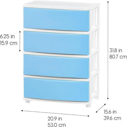 4 Drawer Wide Storage Drawer