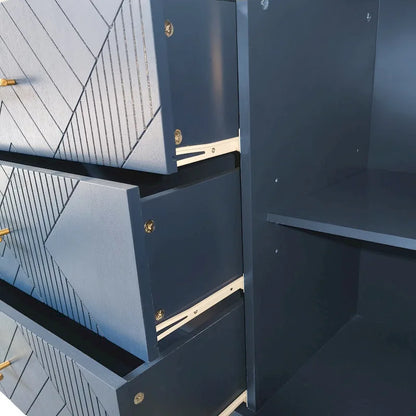 2-Door 3-Drawer Cabinet