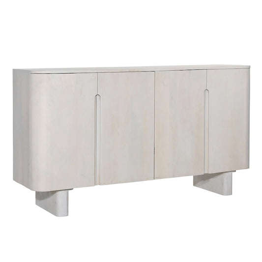 Essex 39 Tall 4-Door Cabinet, White
