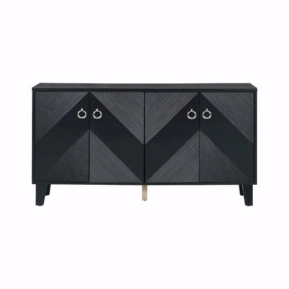 Light Luxury Cabinet with Geometric Patterns