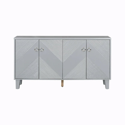 Light Luxury Cabinet with Geometric Patterns