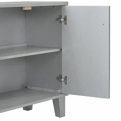 Light Luxury Cabinet with Geometric Patterns