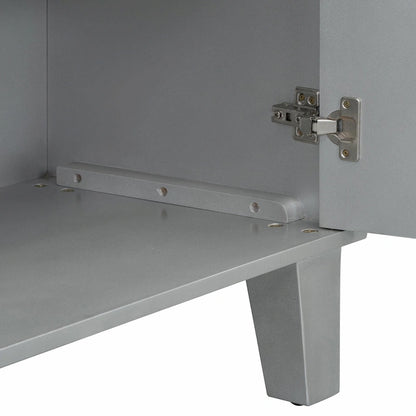 Light Luxury Cabinet with Geometric Patterns