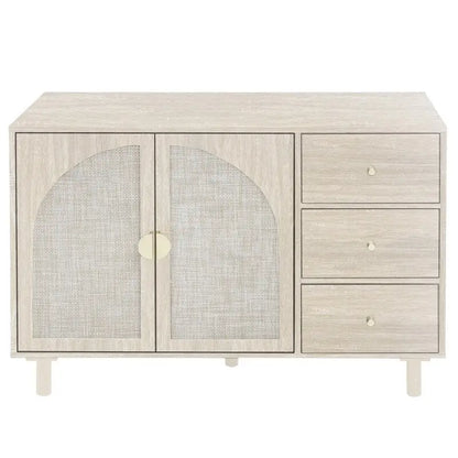 2 Door 3 Drawer Cabinet, Suitable for Bedroom, Living Room, Study