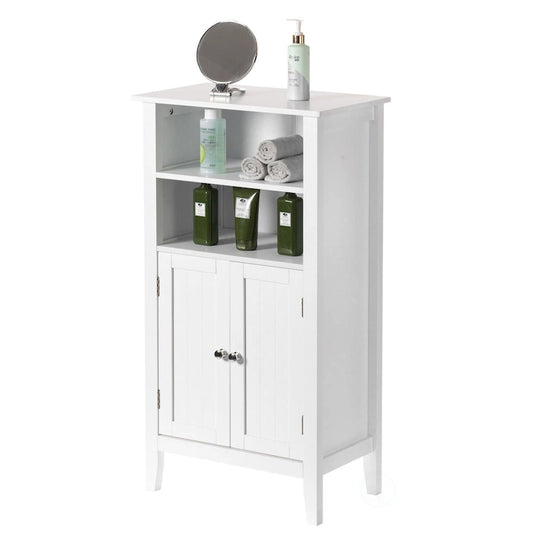 White Bathroom Storage Cabinet for Bedroom, Bathroom, and Vanity