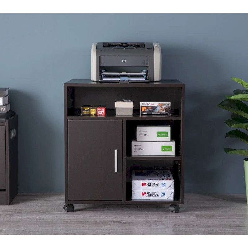 Printer Kitchen Office Storage Stand With Casters
