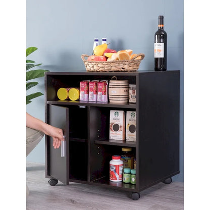 Printer Kitchen Office Storage Stand With Casters