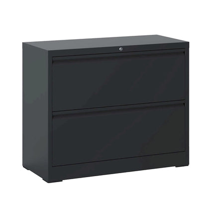 2-Drawer Metal Filing Cabinet with Lock for Home Office