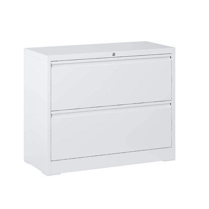 2-Drawer Metal Filing Cabinet with Lock for Home Office