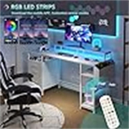 White Computer Desk - 18.8D x 18.8W x 33.4H