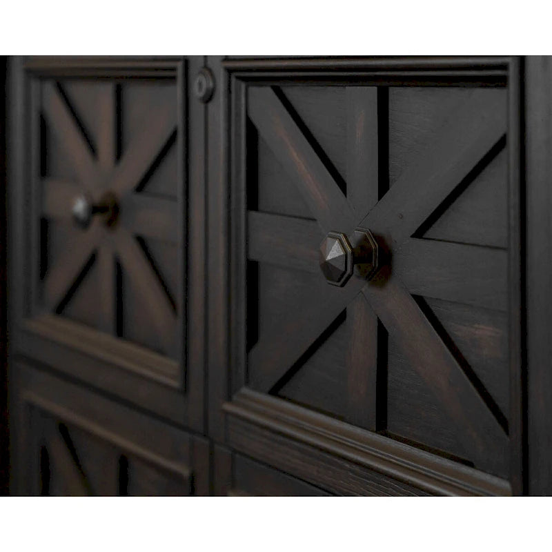 Traditional Wood Lateral File, Storage File Drawer, Office File Drawer, Fully Assembled Dark Brown