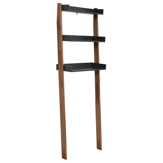 Over-The-Toilet Storage Shelf with Ladder Design 3 Trays - 23.6 W x 8.5 D x 65.5 H