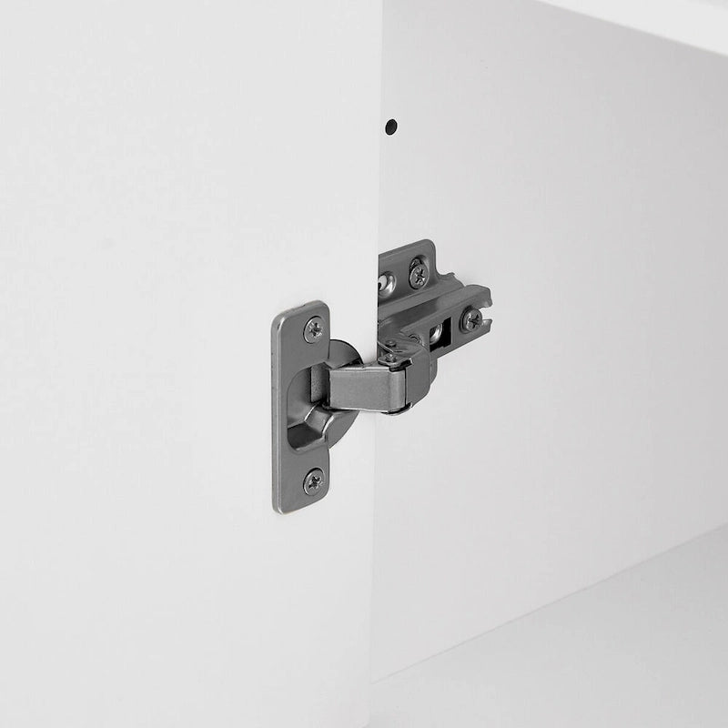 Bathroom Storage Cabinet with 2 Doors and 4 Drawers