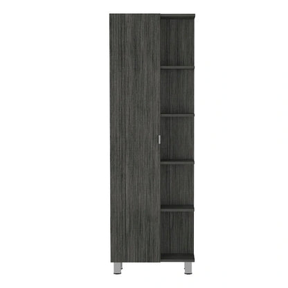 Linen Cabinet, Four Interior Shelves, Five External Shelves