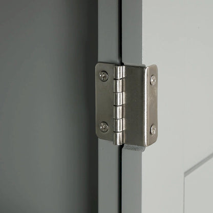 Freestanding Storage Cabinet with Drawer and Adjustable Shelf