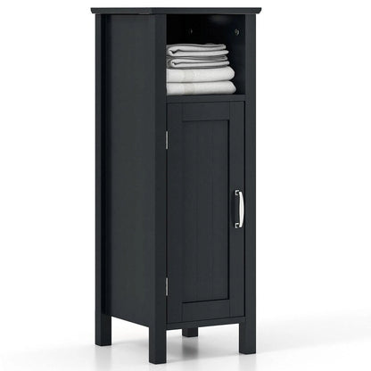 Bathroom Floor Cabinet with 3-Height Adjustable Shelf - 12D x 12W x 31.5H