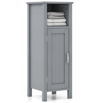 Bathroom Floor Cabinet with 3-Height Adjustable Shelf - 12D x 12W x 31.5H