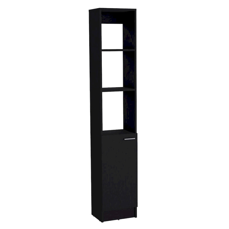 Bathroom Storage Cabinet with one Doors, Tall Bathroom Cabinet with 6 Shelves, for Bathroom, Living Room, Kitchen