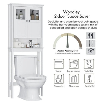 Bathroom Cabinet Over Toilet - 7.8D x 25.59W x 66.93H